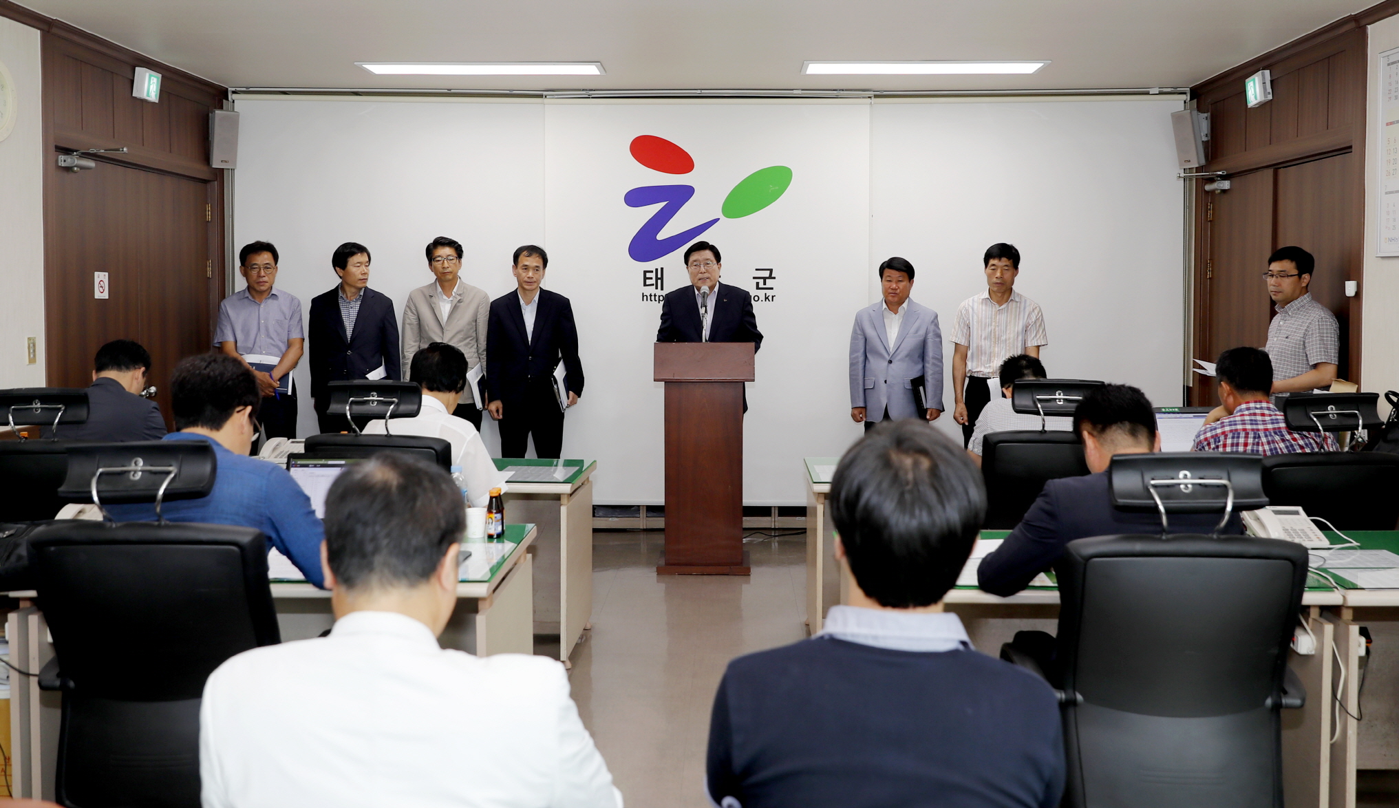 한상기 태안군수, “미세먼지 감소 위한 특단의 대책 마련할 것!”