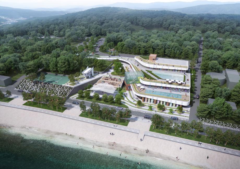 지역균형발전사업 추진 본격화 1(만리포니아 해양레저시설 조감도)