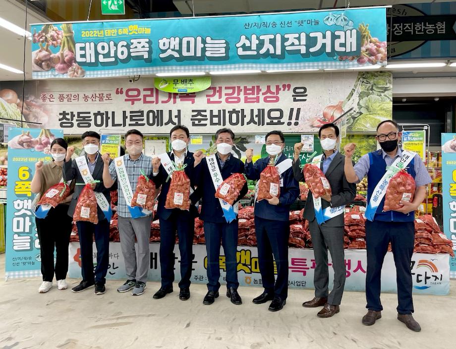 육쪽마늘 직판행사